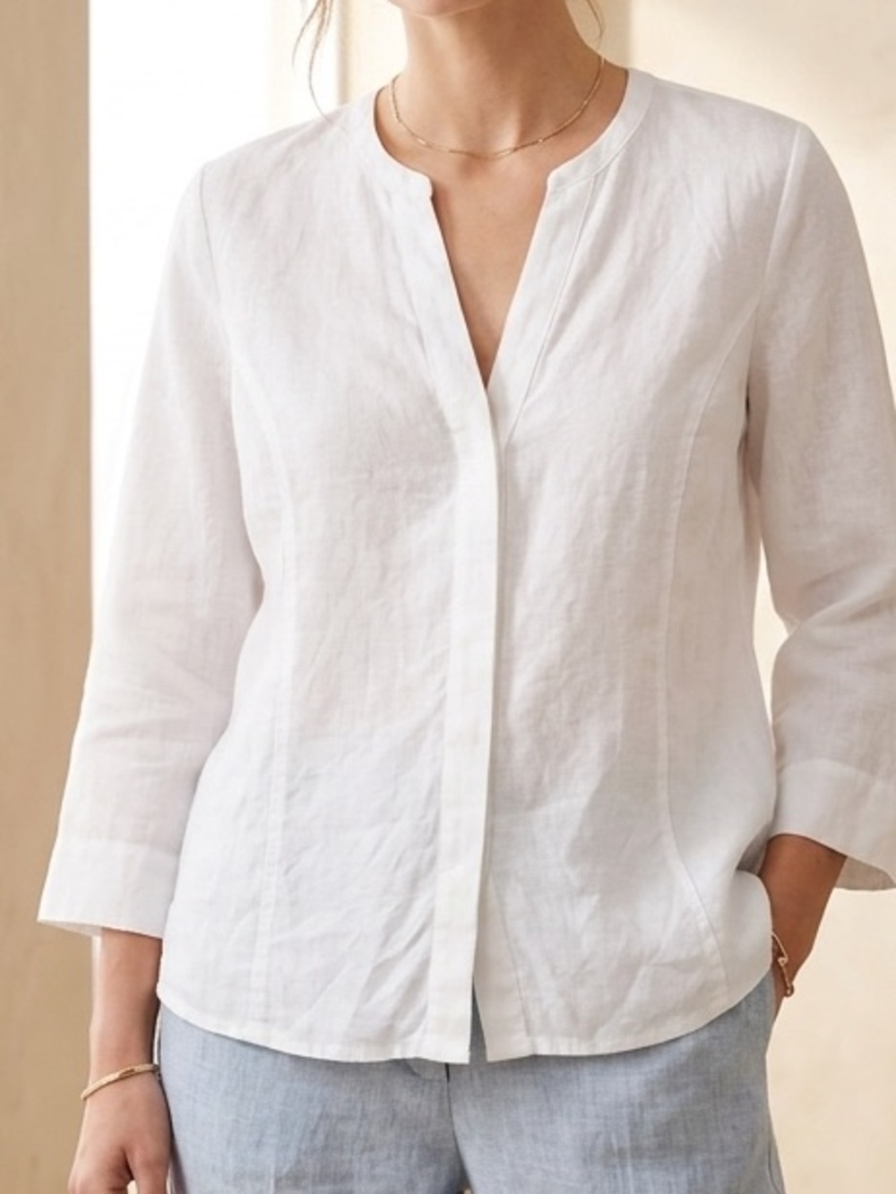 Talbots Irish Linen Shirt
